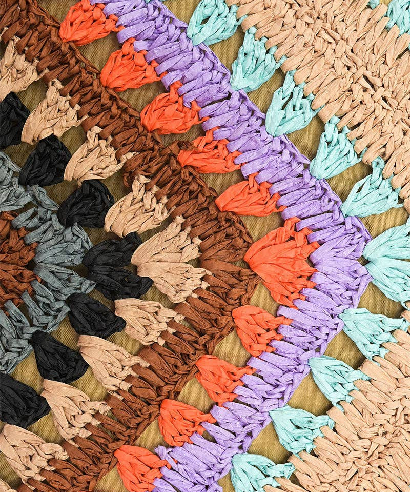 Raffia Hobo Bag