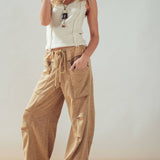 Frayed Trim Textured Knit Sleeveless Top