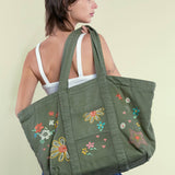 The Perfect Sized Green Tote