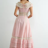 French Vintage-Inspired Lace Dress