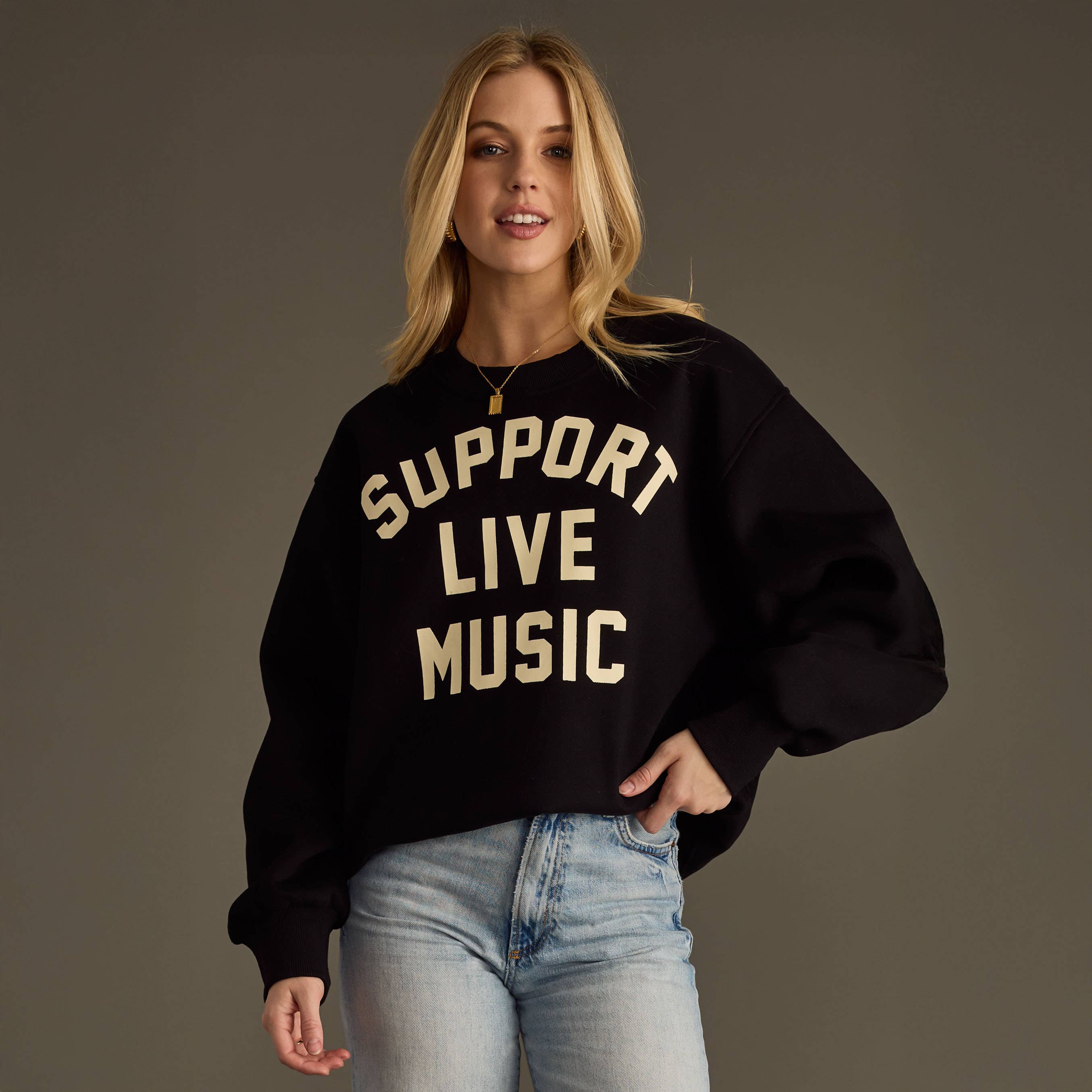 "Support Live Music" Sweatshirt