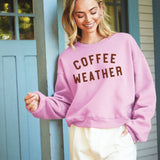 coffee weather crewneck