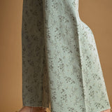 P4663ST   FLORAL PRINT STRETCHED PANTS