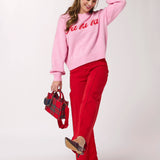 "FA LA LA" SWEATER