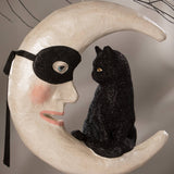 Hallow's Eve Cat on Moon