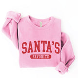 SANTA'S FAVORITE Graphic Sweatshirt