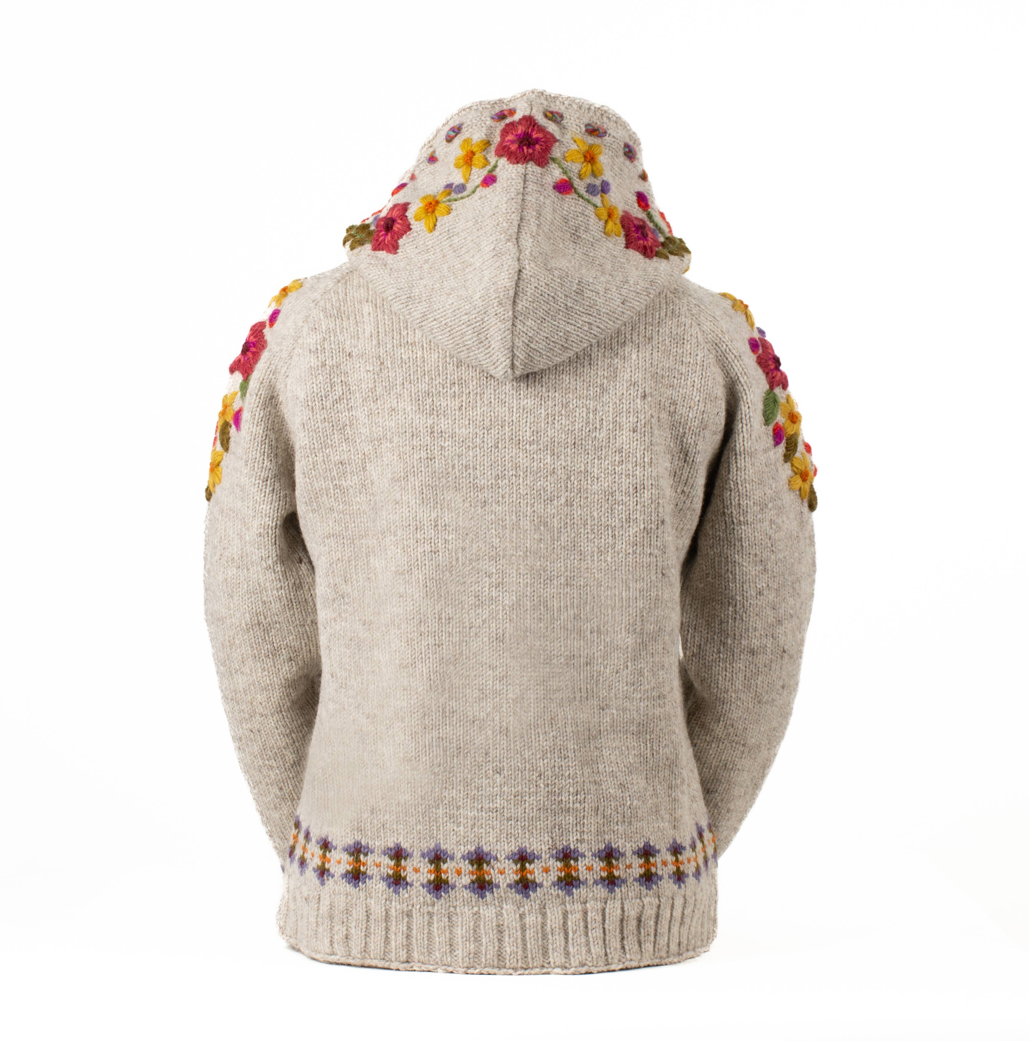 Wildflower Wool Zip Hoodie