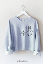 "HERE COMES THE SUN" Graphic Sweatshirt
