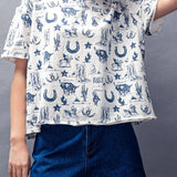 Western Graphic Print Graphic Tee