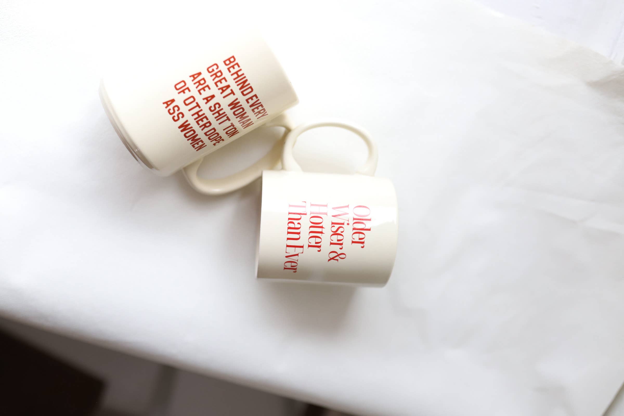 Older, Wiser, Hotter Mug, Sarcasm, Funny Coffee Cup, Mugs