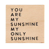 Treasure Box Earrings - You Are My Sunshine