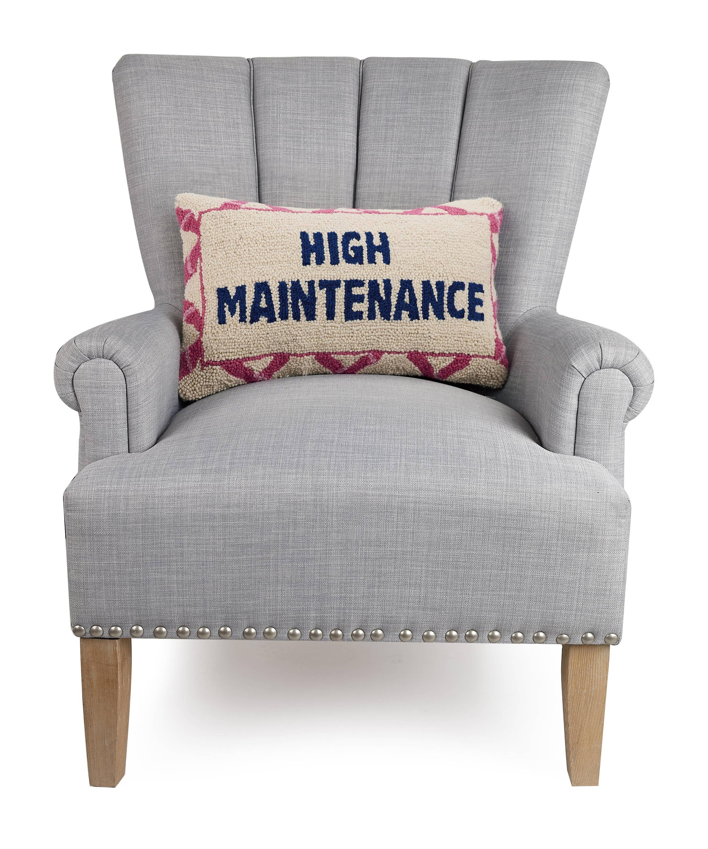 High Maintenance Hook Pillow