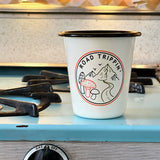 Enamel Cup Reusable Candle - "Road Trippin'"