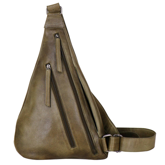 Hippie Handcrafted Leather Sling Bag