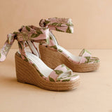The Oceana | Rose Garden Gingham Wrap Wedge