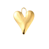 * Gold Statement Heart Charm
