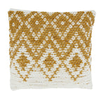 Throw Pillow With Diamond Woven Design