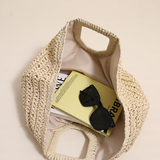 Straw woven bag vacation beach bag retro casual handbag