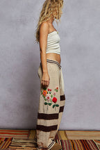 Striped & Floral Lounge Pants