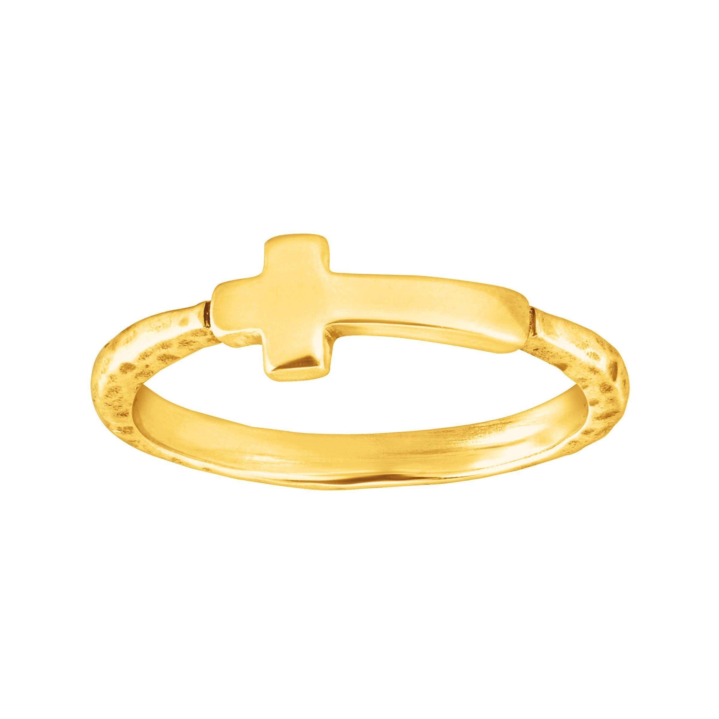 Silpada 'Simplex Cross' Textured Ring