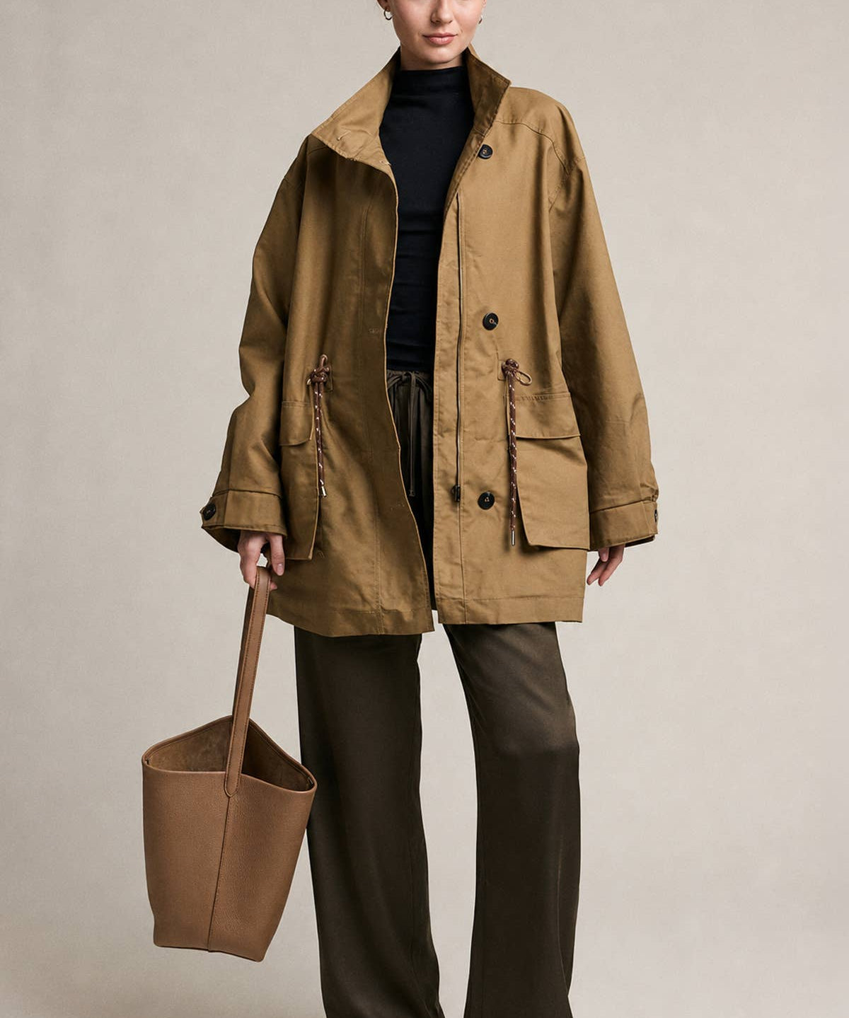 Stand Collar Utility Field Jacket - RJ1187