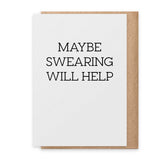 Swearing - Greeting Card