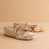 The London | Floral Ballet Pointe Flat