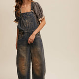 Barrel Jean Denim Overall