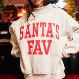 IT2594-SANTABABY | Reversible Mock Neck Sweatshirt