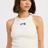 RACER BACK TANK TOP WTIH BEADING