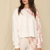 Knit Tri-Blend French Terry Tie Dyed Sweatshirt