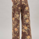 Vintage Botanical High-Rise Wide Leg Denim