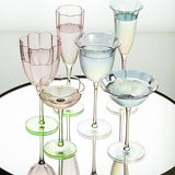 Flower Look Wine Glass-8.5"H(13oz)