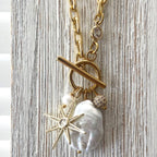 Fresh Water Pearl Cluster Necklace
