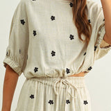 T7423   BOAT NECK CROP TOP