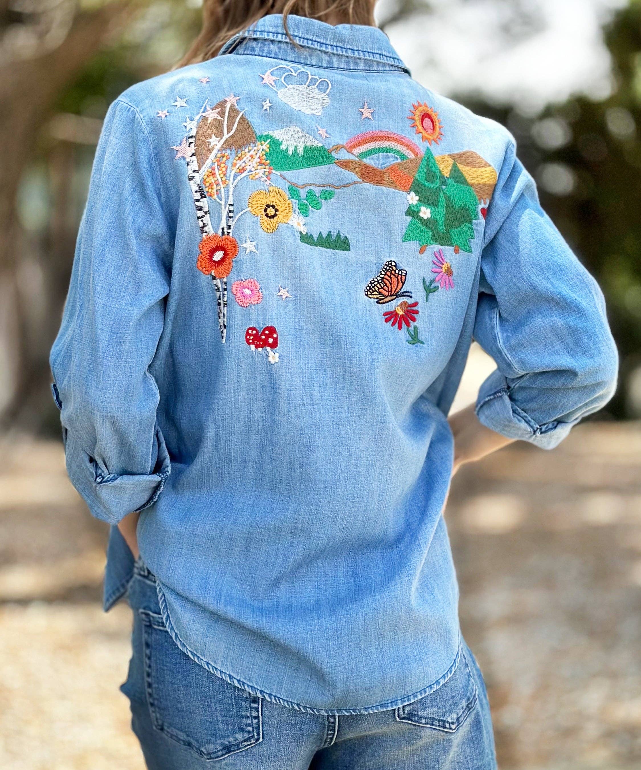 Happy Place Denim Shirt