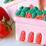 Strawberry Basket Sugar Cookies