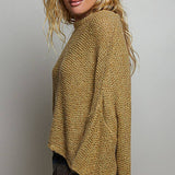 Solid Color Oversized Chunky Knit Pullover Soft Sweater Top