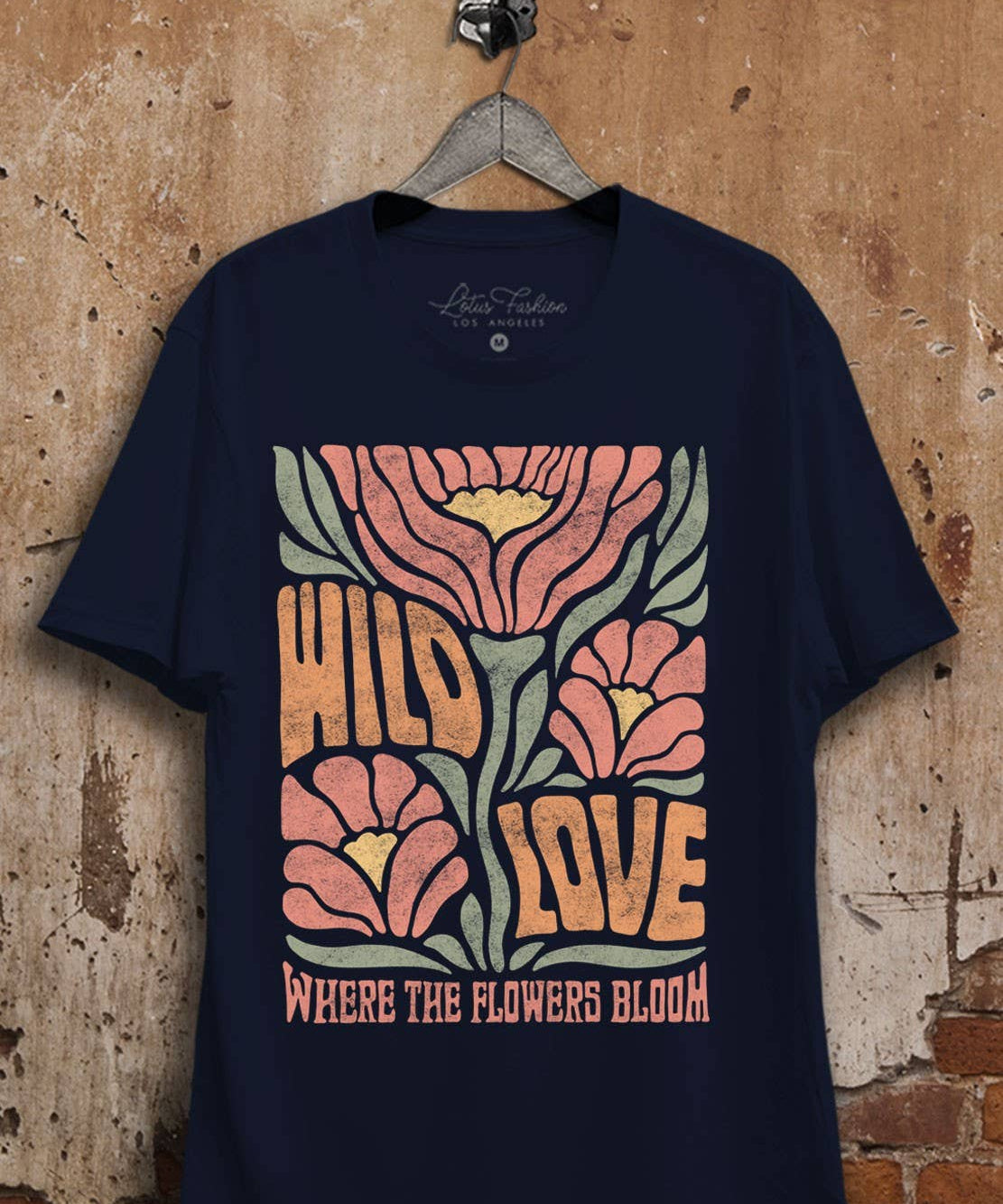 "Wild Love Where The Flowers Bloom" Graphic Top