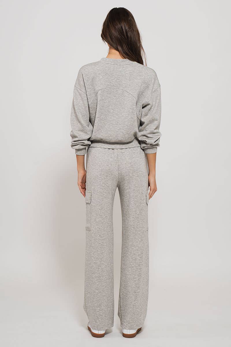 Relaxed Fit Cargo Sweatpants