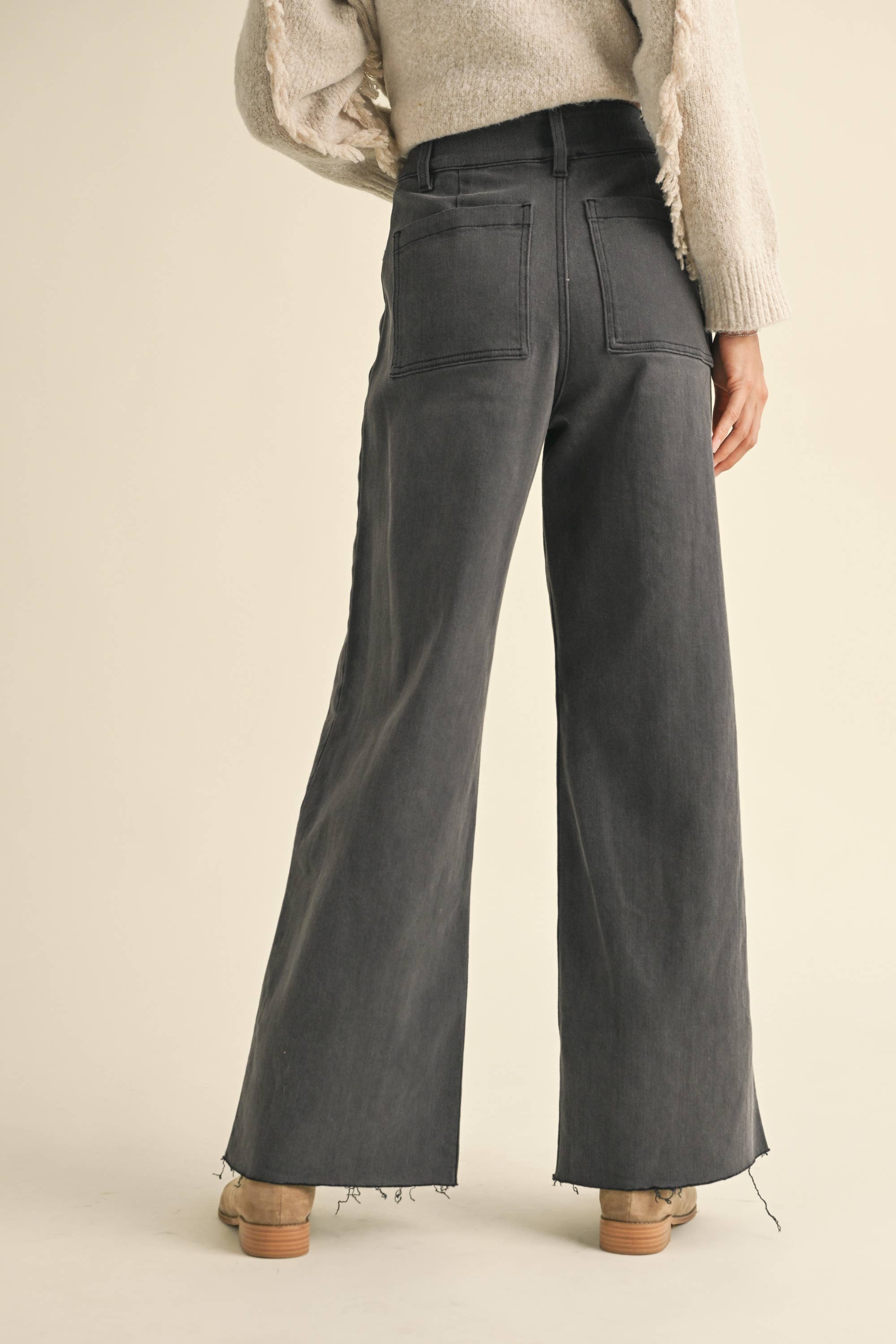 Lace Up Front Trousers