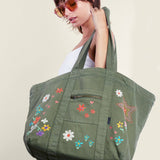 The Perfect Sized Green Tote