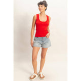 Scoop Neck Tank Top