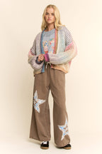 Pastel Rainbow Stripe Cardigan