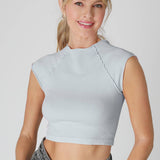 Exposed Seam Crop Top
