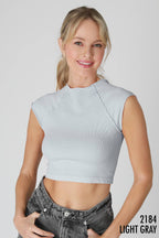 Exposed Seam Crop Top