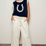 Horseshoe Knit Sweater Vest
