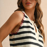 Stitch Detailed Knitted Top