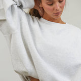 CT3552 Blouson Cropped Pullover Sweatshirt