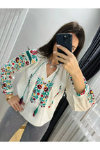 Floral Embroidered Blouse